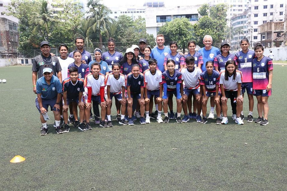 With the goal of overall cooperation and development in the field of sports, two football coaches Mr. Schellas and Mr. Vlastimir Davidovic trained the players of Bangladesh Women's National Football Team
