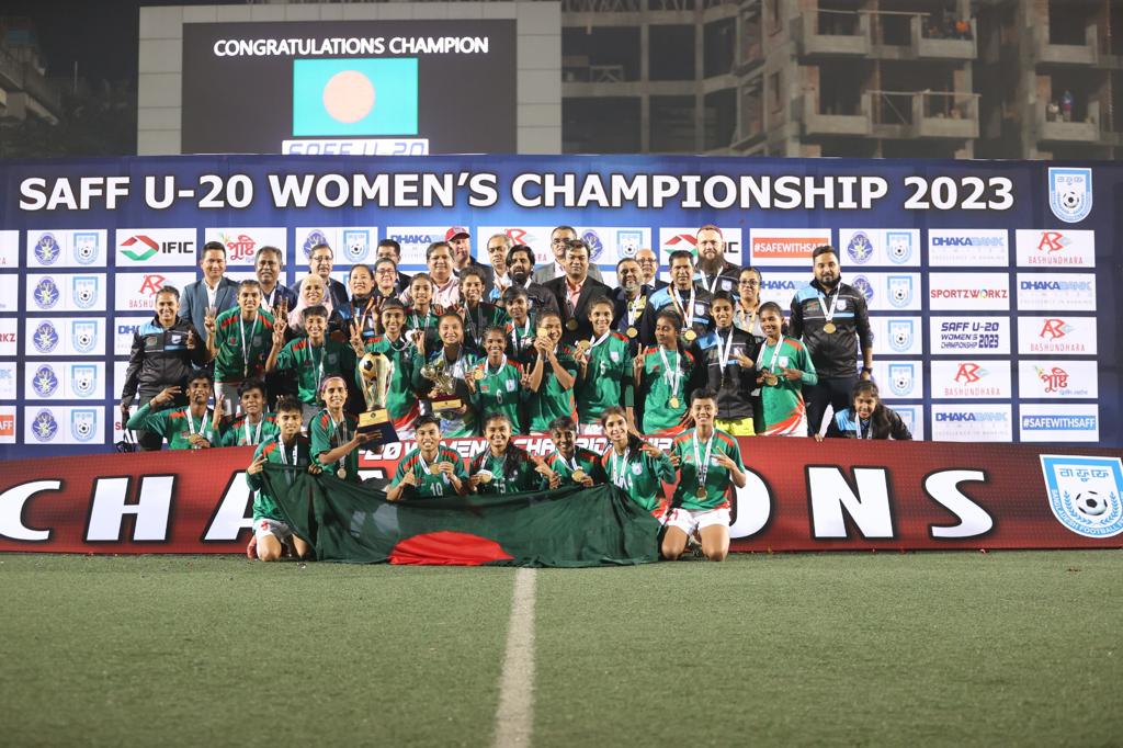 A Glorious Win For The Girls of Bangladesh U-20 Women's National Team!