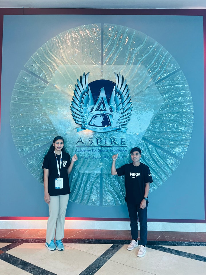Our proud footballers—Captain Afeida Khandakar and forward Shaheda Akter Ripa—visited Qatar’s world-renowned Aspire Academy today!