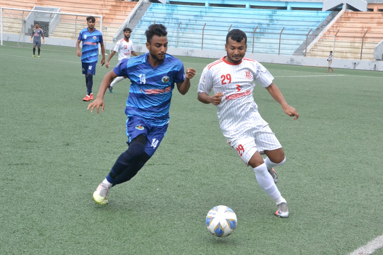 Shadhinota Krira Shangha and Wari Club, Dhaka draws the match