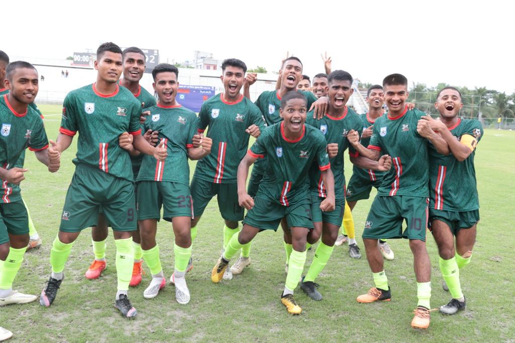 Bangladesh Krira Shikkha Protishtan won the opening match against Bikrampur Kings | 2nd Division Football League 2021-22