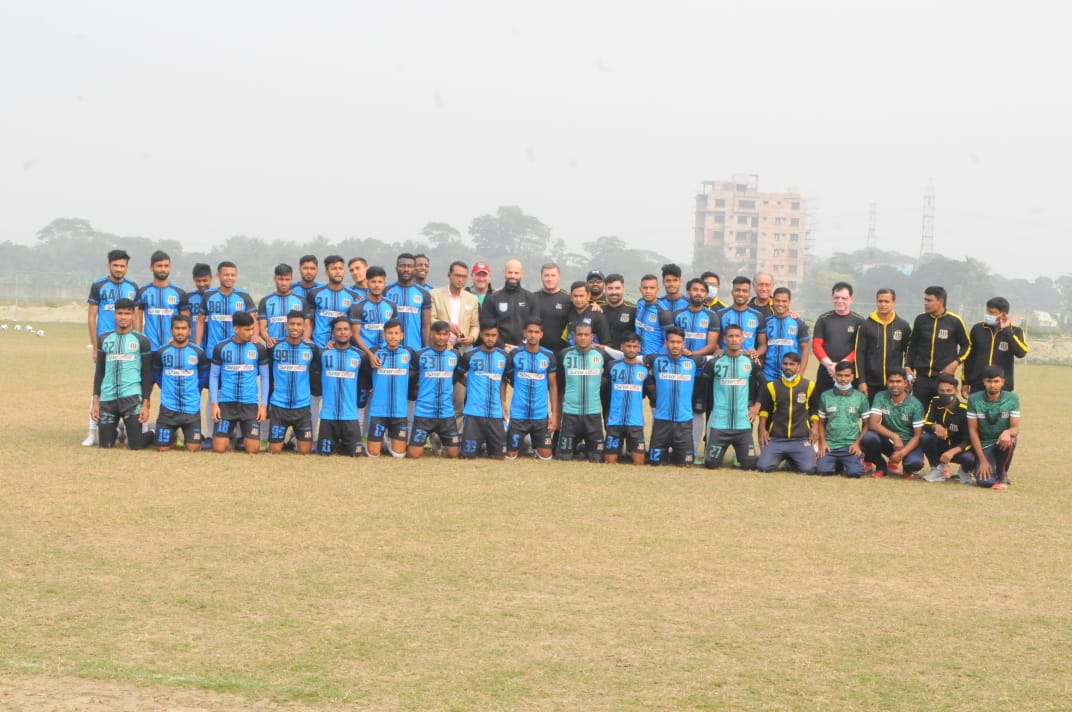 The head coach of Bangladesh national football team visited Saif Sporting Club today
