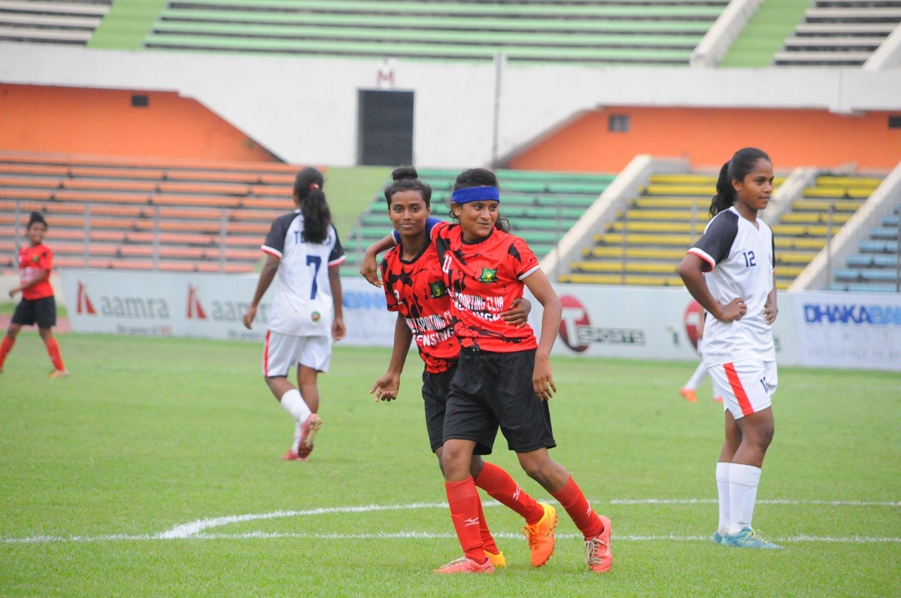 Kachijhuli Sporting Club defeated Suddopuskorini Jubo SC by 3-1 goals.